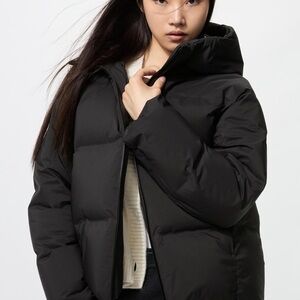Uniqlo Seamless Down Parka with removable hood